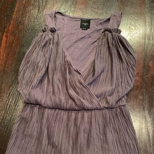Purple ruched blouse